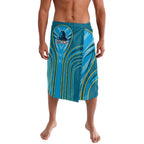 Gold Coast Titans Rugby Mascot Lavalava Australian Rugby Culture - Tribal Inspired Warrior Titan