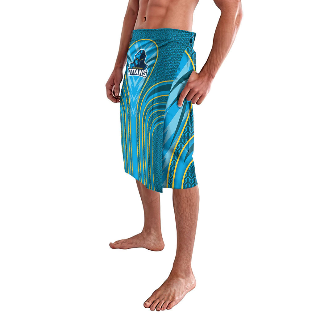 Gold Coast Titans Rugby Mascot Lavalava Australian Rugby Culture - Tribal Inspired Warrior Titan