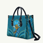 Gold Coast Titans Rugby Mascot Leather Bag Australian Rugby Culture - Tribal Inspired Warrior Titan
