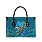 Gold Coast Titans Rugby Mascot Leather Bag Australian Rugby Culture - Tribal Inspired Warrior Titan