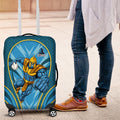Gold Coast Titans Rugby Mascot Luggage Cover Australian Rugby Culture - Tribal Inspired Warrior Titan