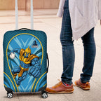 Gold Coast Titans Rugby Mascot Luggage Cover Australian Rugby Culture - Tribal Inspired Warrior Titan
