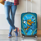 Gold Coast Titans Rugby Mascot Luggage Cover Australian Rugby Culture - Tribal Inspired Warrior Titan