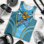 Gold Coast Titans Rugby Mascot Men Tank Top Australian Rugby Culture - Tribal Inspired Warrior Titan