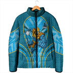 Gold Coast Titans Rugby Mascot Padded Jacket Australian Rugby Culture - Tribal Inspired Warrior Titan
