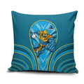 Gold Coast Titans Rugby Mascot Pillow Cover Australian Rugby Culture - Tribal Inspired Warrior Titan