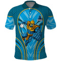 Gold Coast Titans Rugby Mascot Polo Shirt Australian Rugby Culture - Tribal Inspired Warrior Titan