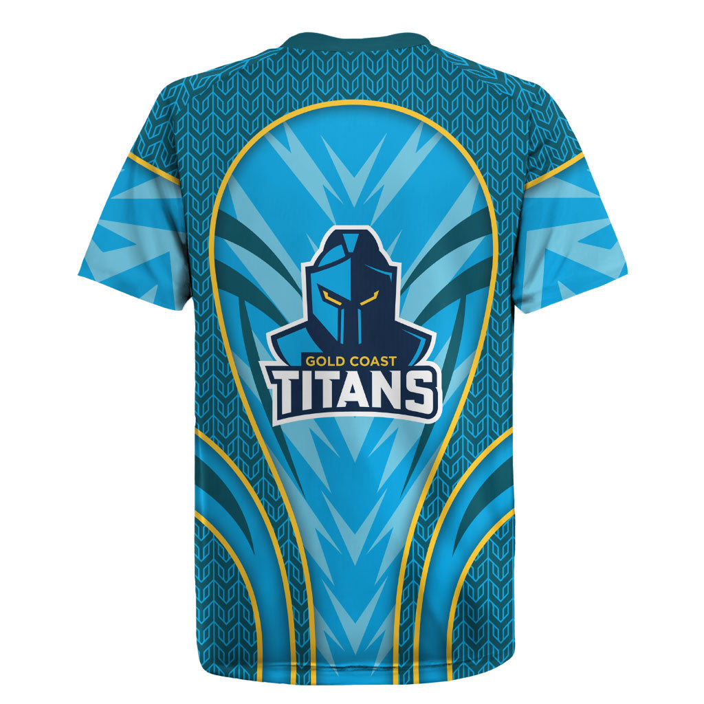 Gold Coast Titans Rugby Mascot Rugby Jersey Australian Rugby Culture - Tribal Inspired Warrior Titan