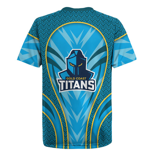Gold Coast Titans Rugby Mascot Rugby Jersey Australian Rugby Culture - Tribal Inspired Warrior Titan