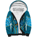 Gold Coast Titans Rugby Mascot Sherpa Hoodie Australian Rugby Culture - Tribal Inspired Warrior Titan