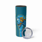 Gold Coast Titans Rugby Mascot Skinny Tumbler Australian Rugby Culture - Tribal Inspired Warrior Titan