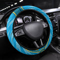 Gold Coast Titans Rugby Mascot Steering Wheel Cover Australian Rugby Culture - Tribal Inspired Warrior Titan
