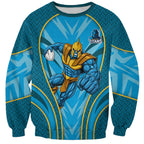 Gold Coast Titans Rugby Mascot Sweatshirt Australian Rugby Culture - Tribal Inspired Warrior Titan