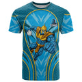 Gold Coast Titans Rugby Mascot T Shirt Australian Rugby Culture - Tribal Inspired Warrior Titan