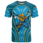 Gold Coast Titans Rugby Mascot T Shirt Australian Rugby Culture - Tribal Inspired Warrior Titan