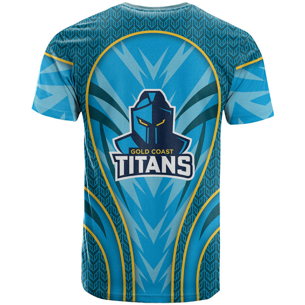Gold Coast Titans Rugby Mascot T Shirt Australian Rugby Culture - Tribal Inspired Warrior Titan