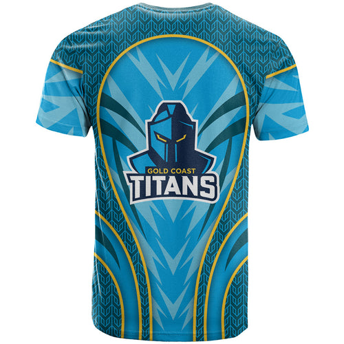 Gold Coast Titans Rugby Mascot T Shirt Australian Rugby Culture - Tribal Inspired Warrior Titan