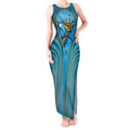 Gold Coast Titans Rugby Mascot Tank Maxi Dress Australian Rugby Culture - Tribal Inspired Warrior Titan