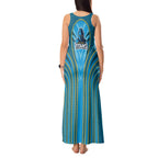 Gold Coast Titans Rugby Mascot Tank Maxi Dress Australian Rugby Culture - Tribal Inspired Warrior Titan