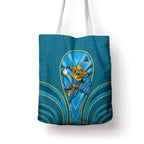 Gold Coast Titans Rugby Mascot Tote Bag Australian Rugby Culture - Tribal Inspired Warrior Titan