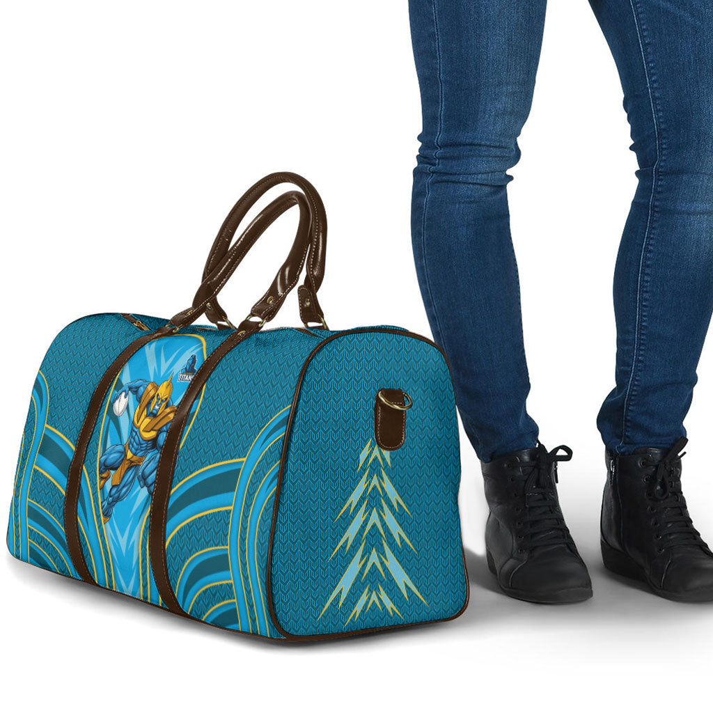 Gold Coast Titans Rugby Mascot Travel Bag Australian Rugby Culture - Tribal Inspired Warrior Titan