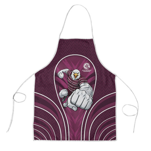 Manly Warringah Sea Eagles Rugby Mascot Apron Australian Rugby Culture - Tribal Inspired Eagle