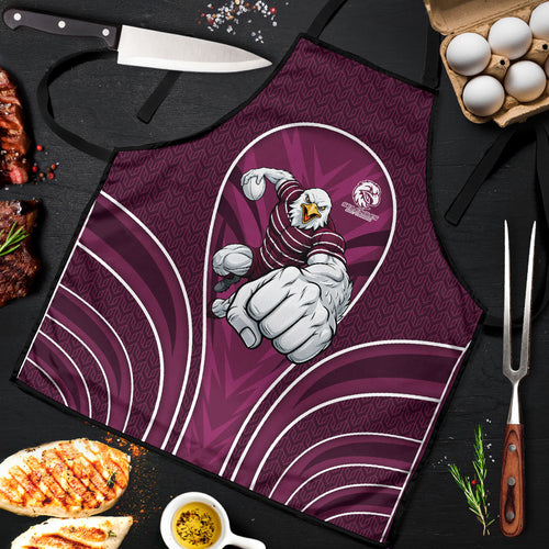 Manly Warringah Sea Eagles Rugby Mascot Apron Australian Rugby Culture - Tribal Inspired Eagle