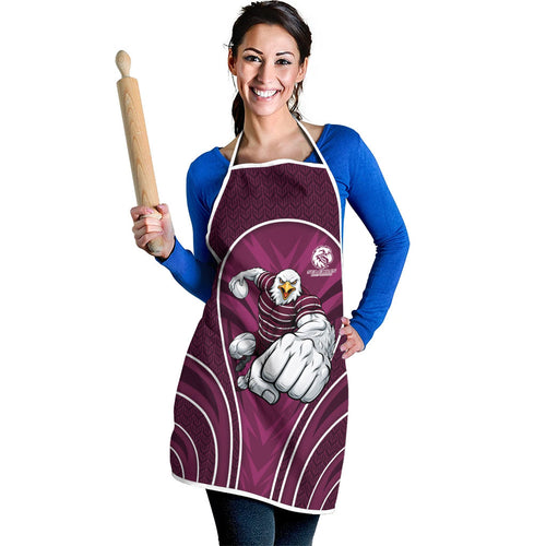 Manly Warringah Sea Eagles Rugby Mascot Apron Australian Rugby Culture - Tribal Inspired Eagle
