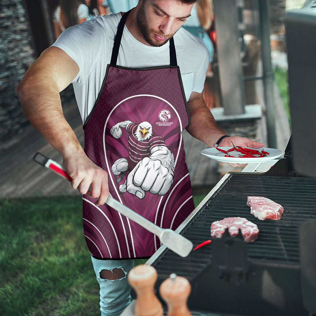 Manly Warringah Sea Eagles Rugby Mascot Apron Australian Rugby Culture - Tribal Inspired Eagle