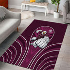 Manly Warringah Sea Eagles Rugby Mascot Area Rug Australian Rugby Culture - Tribal Inspired Eagle