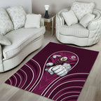 Manly Warringah Sea Eagles Rugby Mascot Area Rug Australian Rugby Culture - Tribal Inspired Eagle