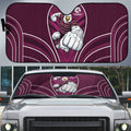 Manly Warringah Sea Eagles Rugby Mascot Auto Sun Shade Australian Rugby Culture - Tribal Inspired Eagle