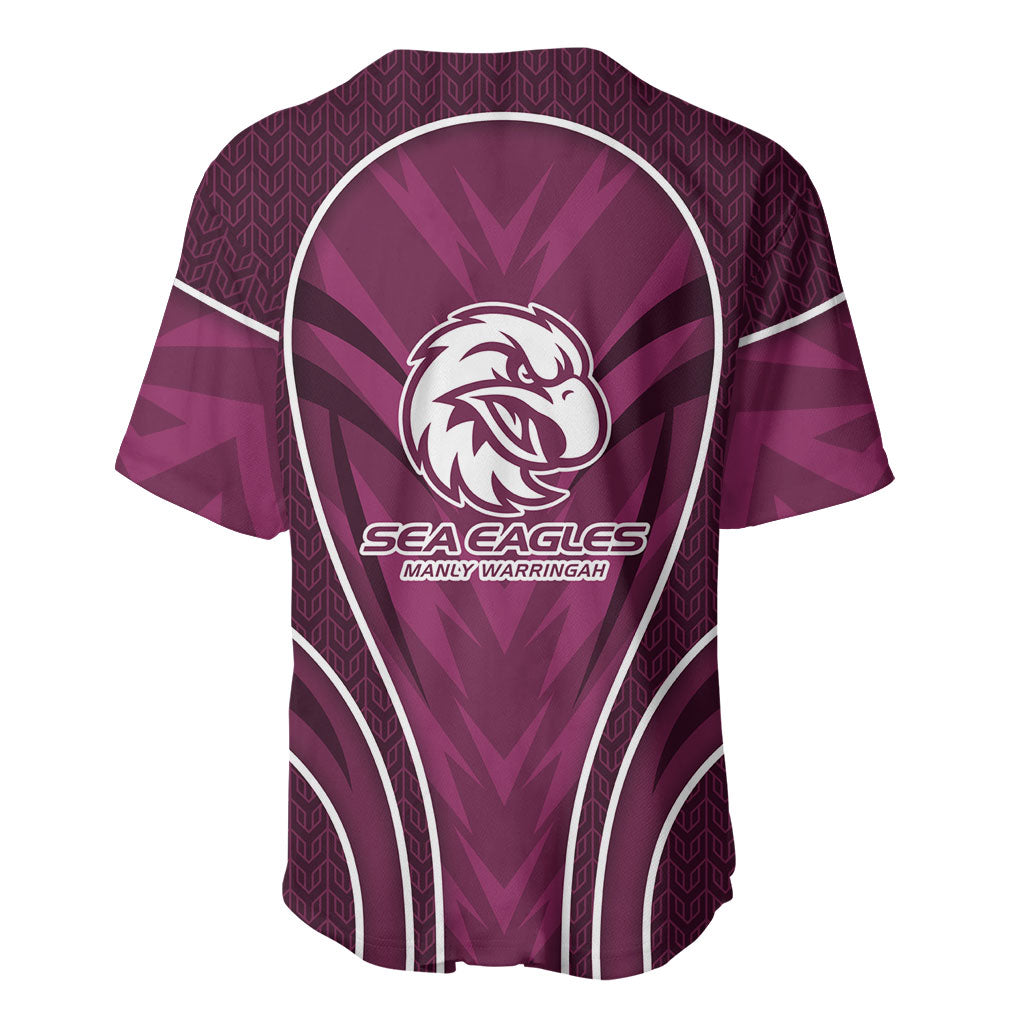Manly Warringah Sea Eagles Rugby Mascot Baseball Jersey Australian Rugby Culture - Tribal Inspired Eagle
