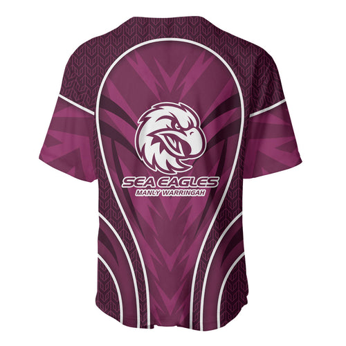 Manly Warringah Sea Eagles Rugby Mascot Baseball Jersey Australian Rugby Culture - Tribal Inspired Eagle
