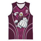 Manly Warringah Sea Eagles Rugby Mascot Basketball Jersey Australian Rugby Culture - Tribal Inspired Eagle