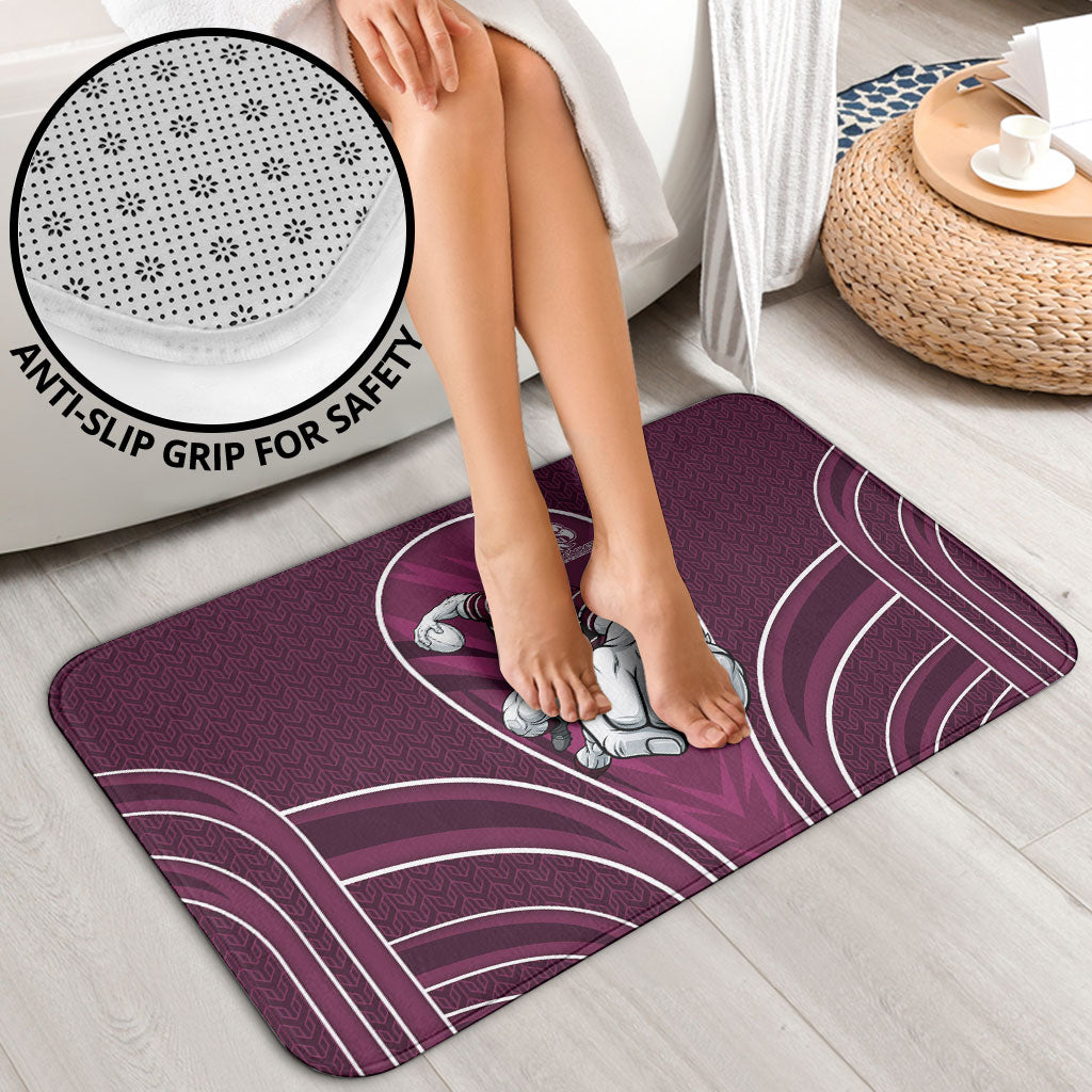 Manly Warringah Sea Eagles Rugby Mascot Bathroom Set Australian Rugby Culture - Tribal Inspired Eagle