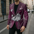 Manly Warringah Sea Eagles Rugby Mascot Blazer Australian Rugby Culture - Tribal Inspired Eagle