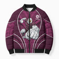 Manly Warringah Sea Eagles Rugby Mascot Bomber Puffer Jacket Australian Rugby Culture - Tribal Inspired Eagle