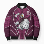 Manly Warringah Sea Eagles Rugby Mascot Bomber Puffer Jacket Australian Rugby Culture - Tribal Inspired Eagle