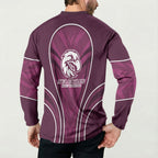 Manly Warringah Sea Eagles Rugby Mascot Button Sweatshirt Australian Rugby Culture - Tribal Inspired Eagle