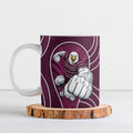 Manly Warringah Sea Eagles Rugby Mascot Ceramic Mug Australian Rugby Culture - Tribal Inspired Eagle