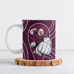 Manly Warringah Sea Eagles Rugby Mascot Ceramic Mug Australian Rugby Culture - Tribal Inspired Eagle