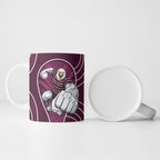 Manly Warringah Sea Eagles Rugby Mascot Ceramic Mug Australian Rugby Culture - Tribal Inspired Eagle