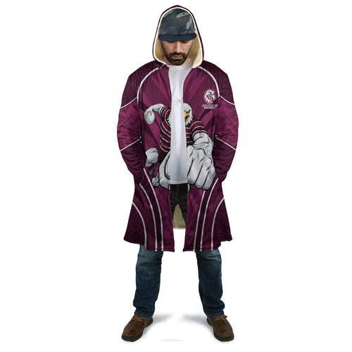 Manly Warringah Sea Eagles Rugby Mascot Cloak Australian Rugby Culture - Tribal Inspired Eagle