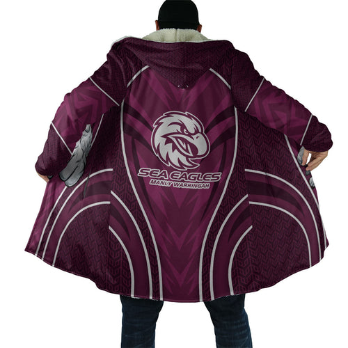 Manly Warringah Sea Eagles Rugby Mascot Cloak Australian Rugby Culture - Tribal Inspired Eagle