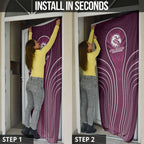 Manly Warringah Sea Eagles Rugby Mascot Door Cover Australian Rugby Culture - Tribal Inspired Eagle