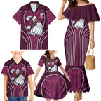 Manly Warringah Sea Eagles Rugby Mascot Family Matching Mermaid Dress and Hawaiian Shirt Australian Rugby Culture - Tribal Inspired Eagle