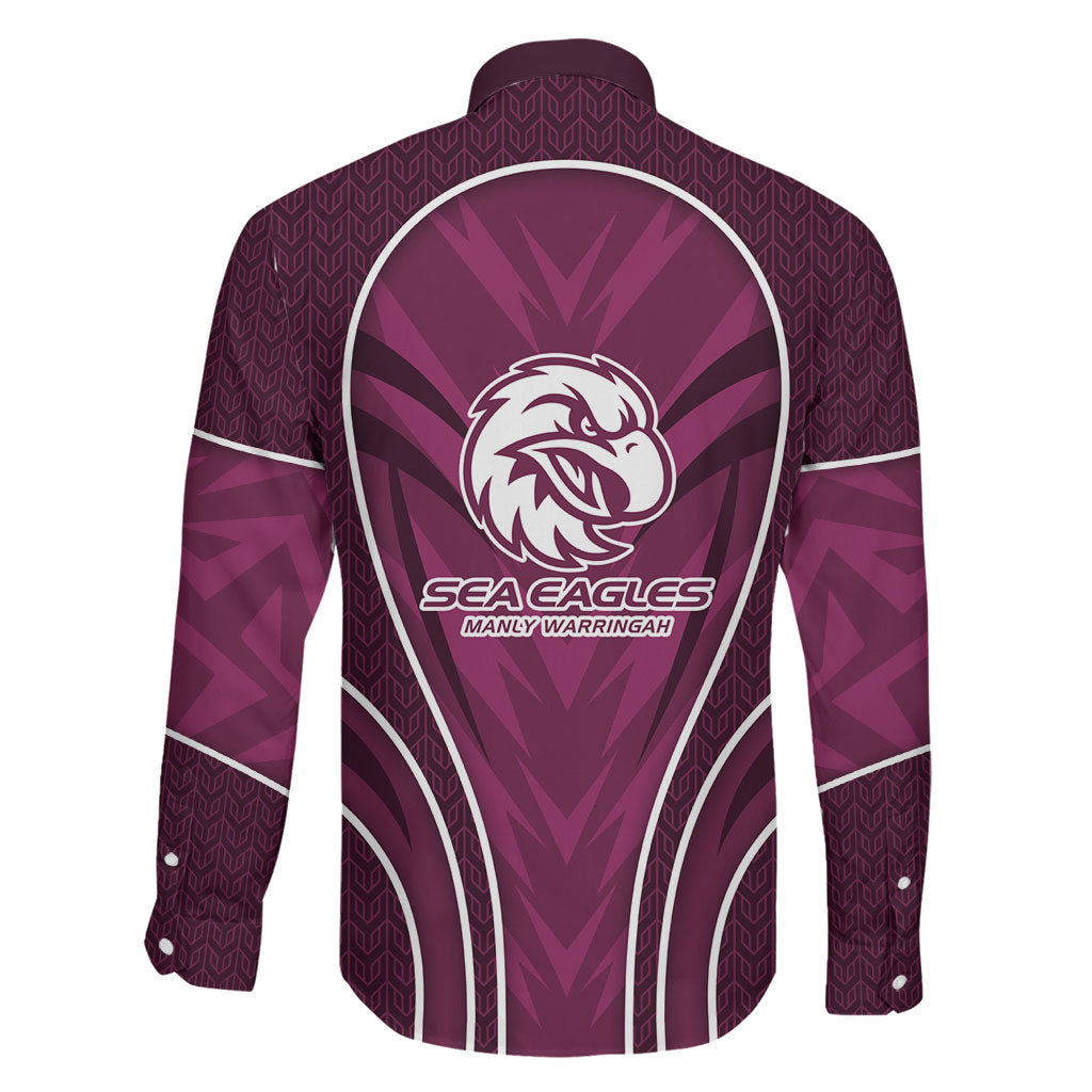 Manly Warringah Sea Eagles Rugby Mascot Family Matching Mermaid Dress and Hawaiian Shirt Australian Rugby Culture - Tribal Inspired Eagle