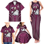 Manly Warringah Sea Eagles Rugby Mascot Family Matching Tank Maxi Dress and Hawaiian Shirt Australian Rugby Culture - Tribal Inspired Eagle