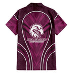 Manly Warringah Sea Eagles Rugby Mascot Family Matching Tank Maxi Dress and Hawaiian Shirt Australian Rugby Culture - Tribal Inspired Eagle